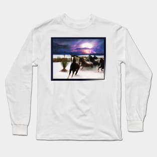 White Sands Horses Long Sleeve T-Shirt